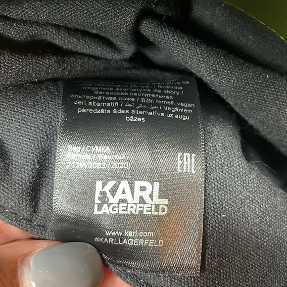 Karl Lagerfeld x Amber Valletta Cactus Vegan Leather Shoulder Bag 🌵 - Picture 10 of 16